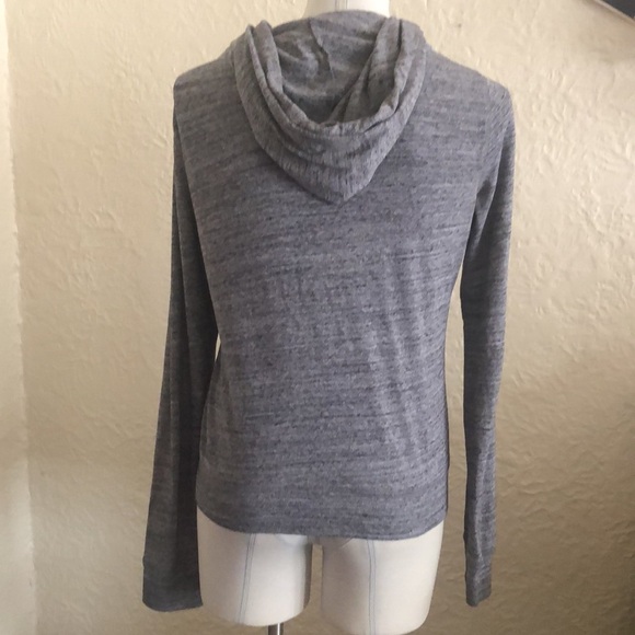 Victoria’s Secret Pink Blue White Logo Zip Up Hoodie Sweatshirt - Picture 5 of 8